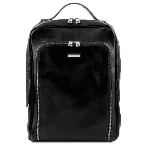 Bangkok - Leather laptop backpack