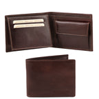Portefeuille homme TRIPLO en cuir pleine fleur 3 volets