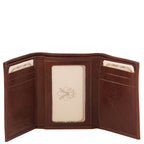 Portefeuille homme NOVE en cuir pleine fleur 3 volets