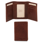 Portefeuille homme NOVE en cuir pleine fleur 3 volets