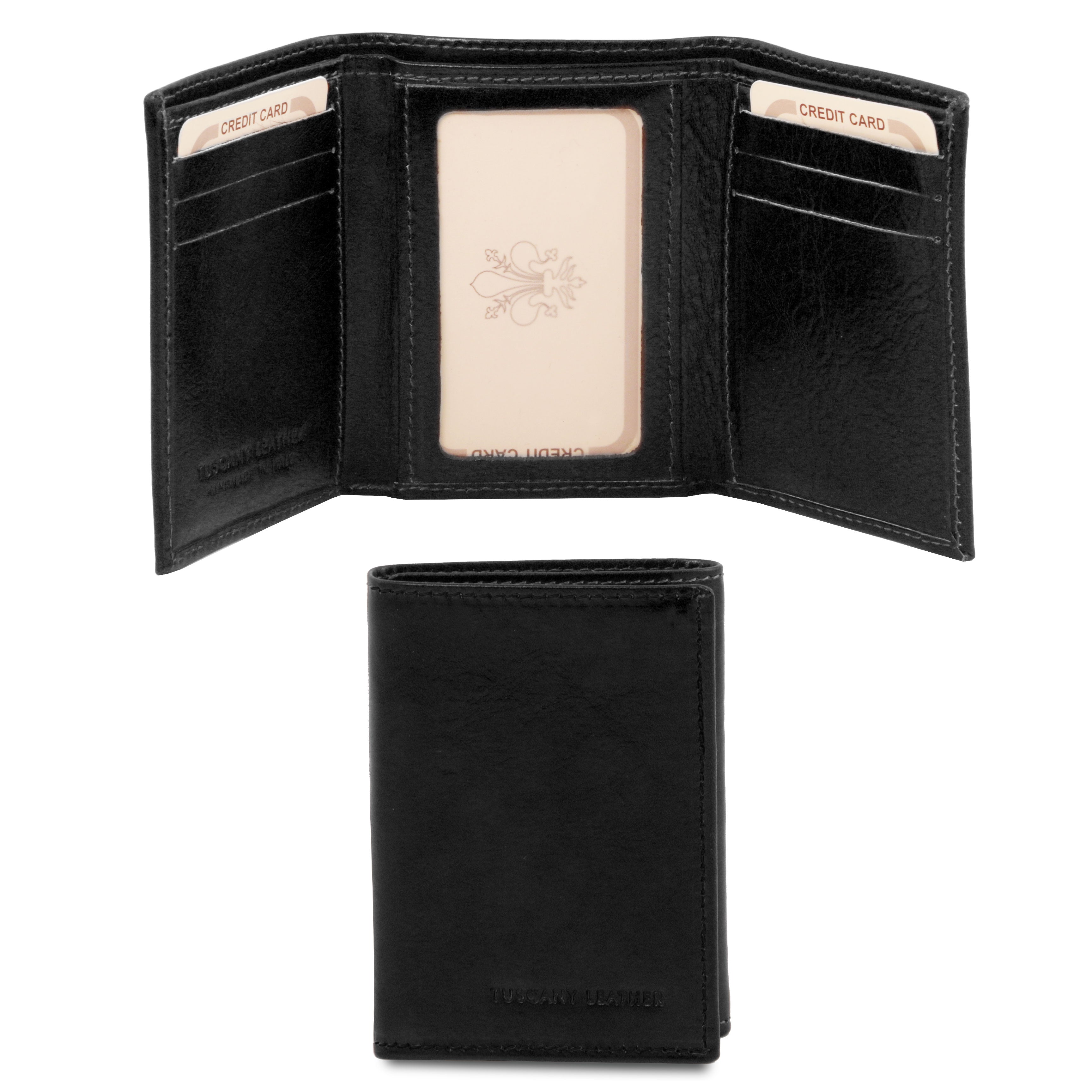 Portefeuille homme NOVE en cuir pleine fleur 3 volets Image secondaire du produit