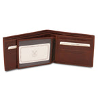 Portefeuille homme AMPIO en cuir pleine fleur 3 volets