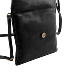 ALVÉA — Sac bandoulière en cuir pleine fleur avec pompon