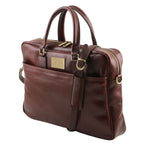 Cartable homme cuir pleine fleur ordinateur 15,6 pouces URBINO