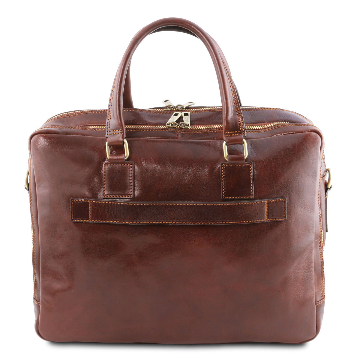 Cartable cuir pour ordinateur 15,6 pouces 2 compartiments URBINO
