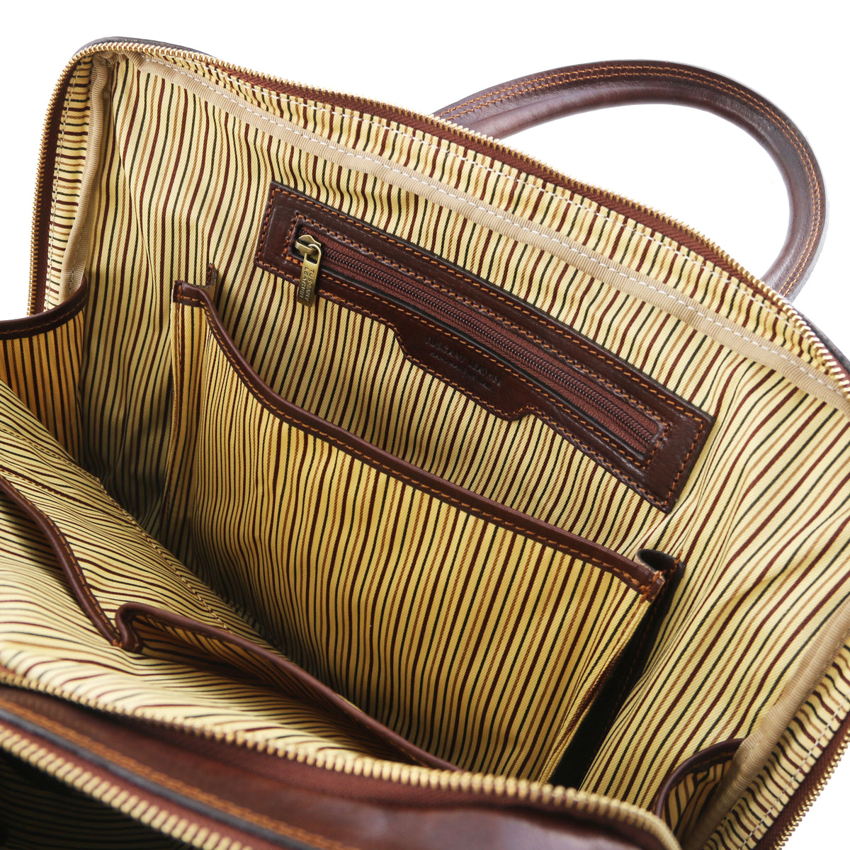 Cartable cuir pour ordinateur 15,6 pouces 2 compartiments URBINO