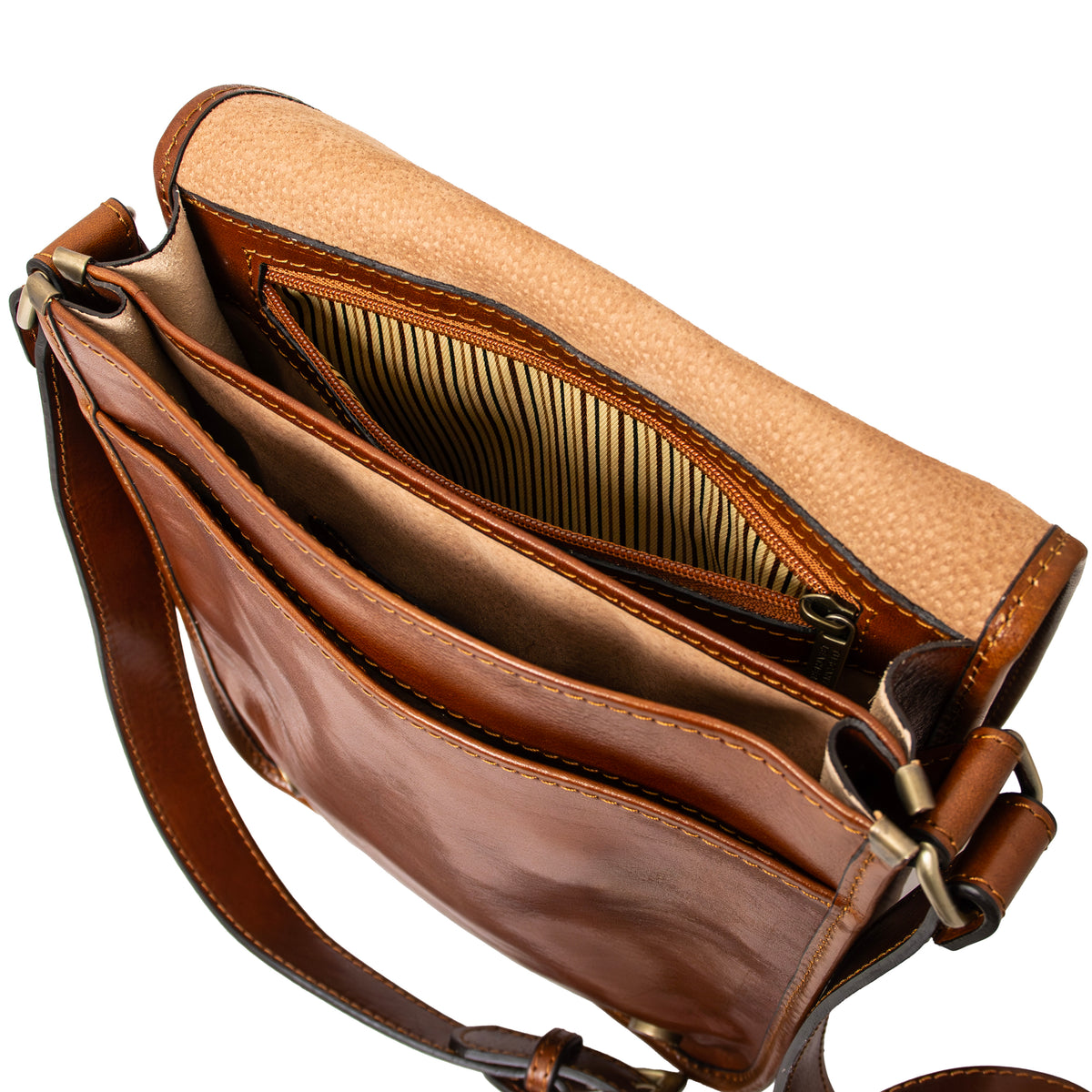 Sac bandoulière homme LORENZO cuir tablette 10 pouces