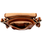 Sac bandoulière homme LORENZO cuir tablette 10 pouces