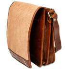Sac bandoulière homme LORENZO cuir tablette 10 pouces
