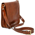 Sac bandoulière homme LORENZO cuir tablette 10 pouces