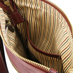 Sac bandoulière homme JASON en cuir pleine fleur compact