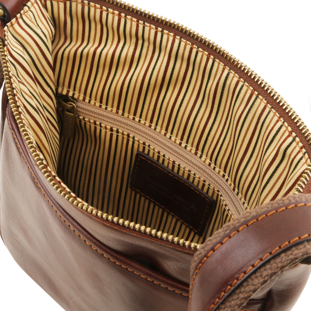 Sac bandoulière homme JASON en cuir pleine fleur compact