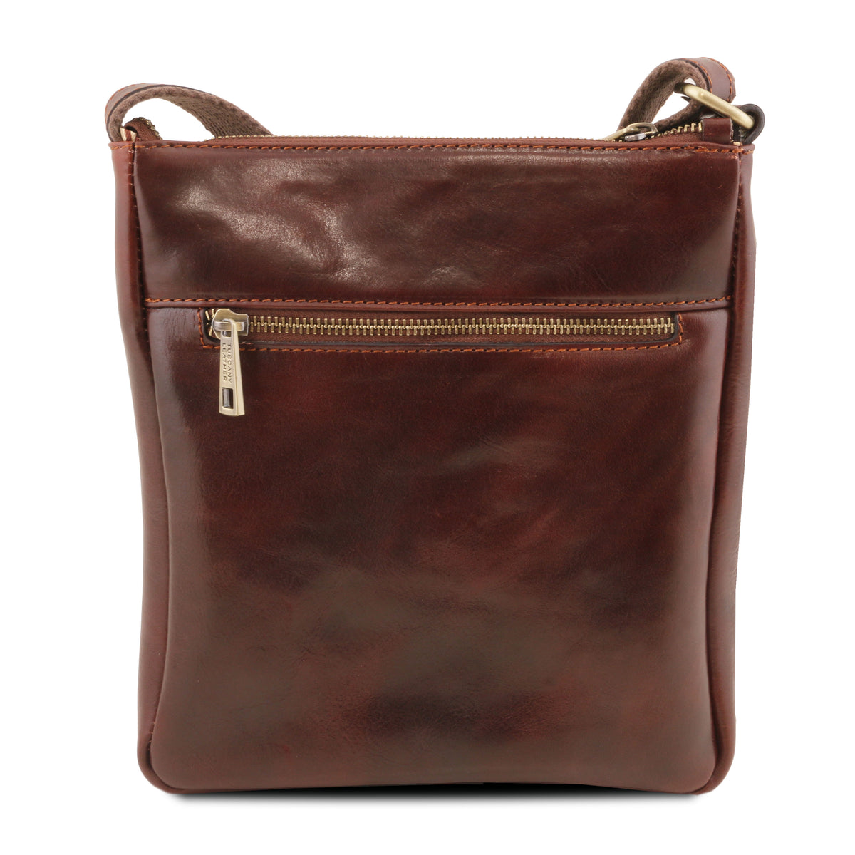 Sac bandoulière homme JASON en cuir pleine fleur compact