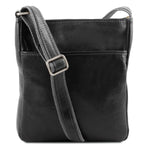 Sac bandoulière homme JASON en cuir pleine fleur compact