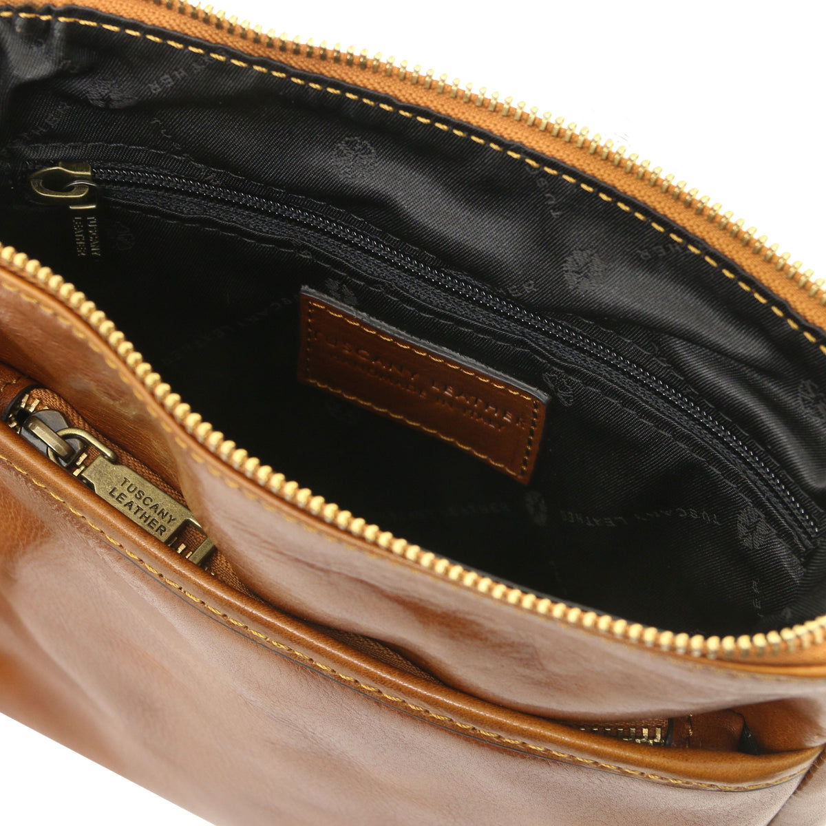 Sac bandoulière homme JASON en cuir pleine fleur compact