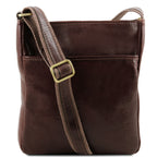 Sac bandoulière homme JASON en cuir pleine fleur compact
