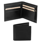 Portefeuille homme TRIO en cuir pleine fleur 3 volets