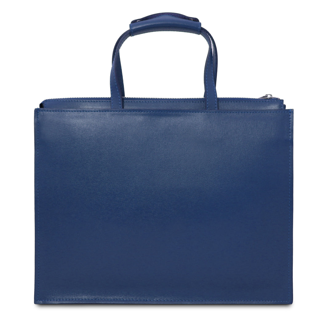 PALERMO — Serviette business en cuir Saffiano 3 compartiments