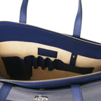 PALERMO — Serviette business en cuir Saffiano 3 compartiments