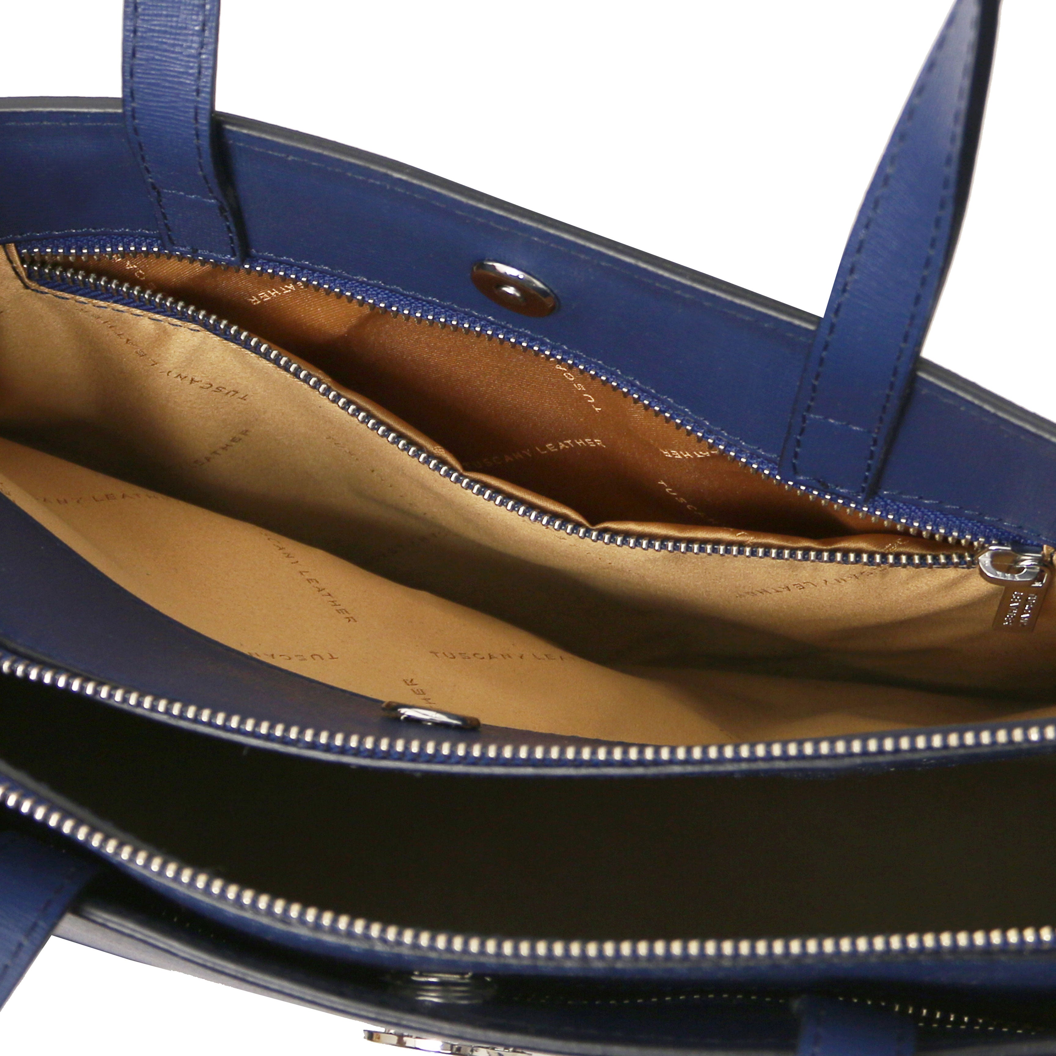 PALERMO — Serviette business en cuir Saffiano 3 compartiments