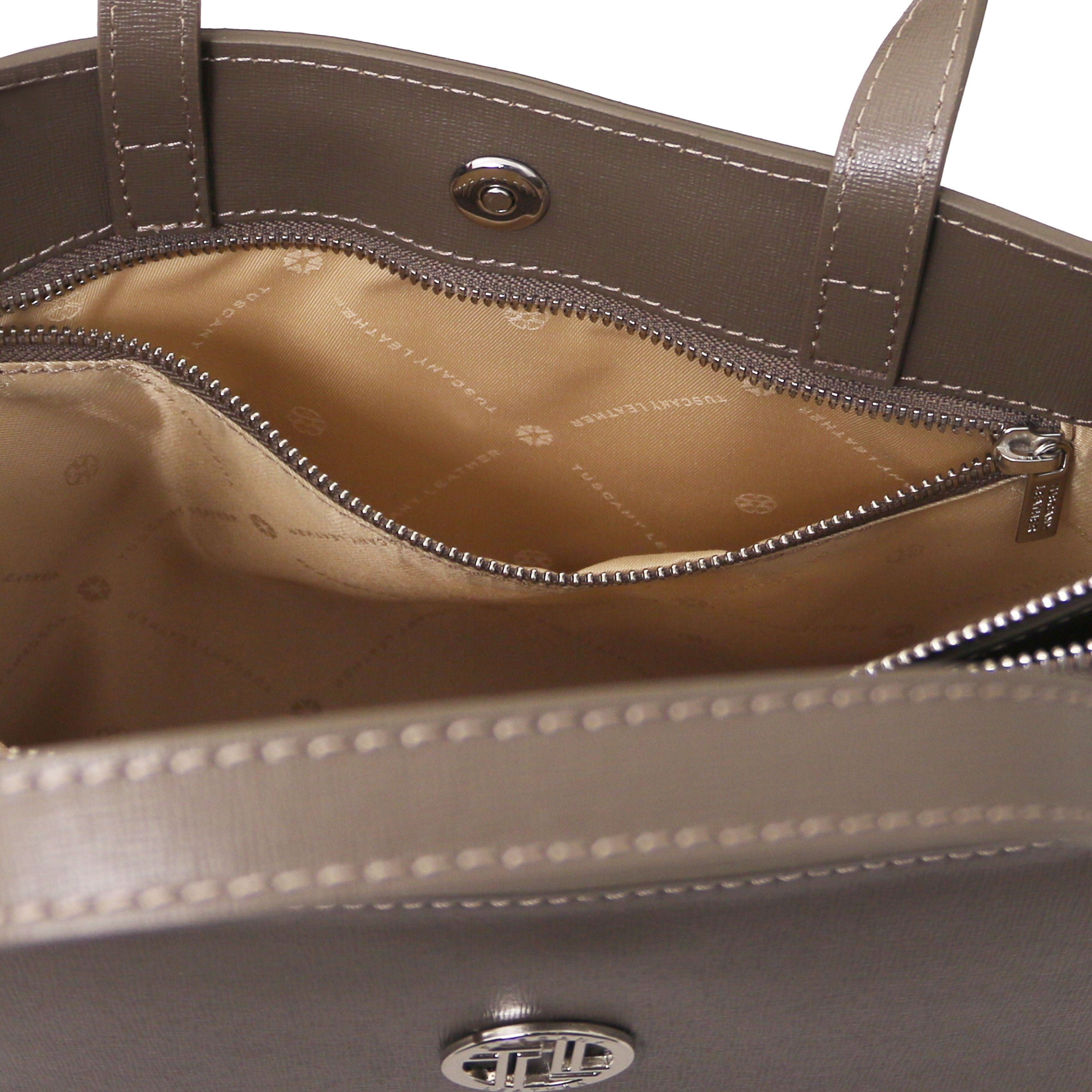 PALERMO — Serviette business en cuir Saffiano 3 compartiments