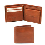 Portefeuille homme TUTTO en cuir pleine fleur 3 volets