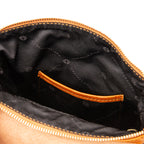 Sac bandoulière homme JIMMY cuir pleine fleur poche frontale