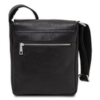 Sac bandoulière homme JIMMY cuir pleine fleur poche frontale