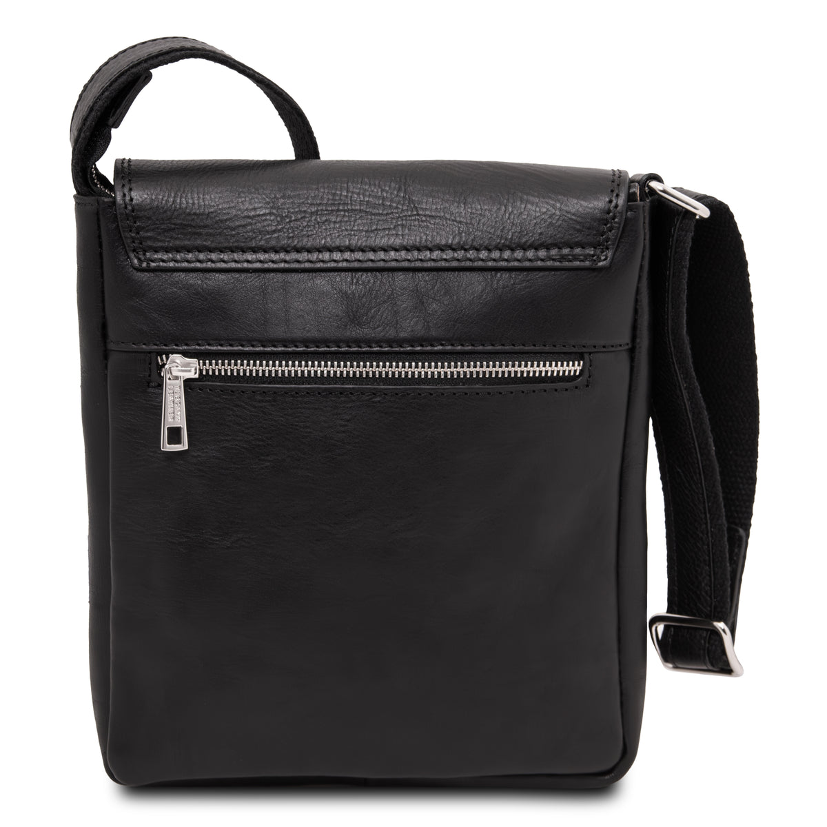 Sac bandoulière homme JIMMY cuir pleine fleur poche frontale