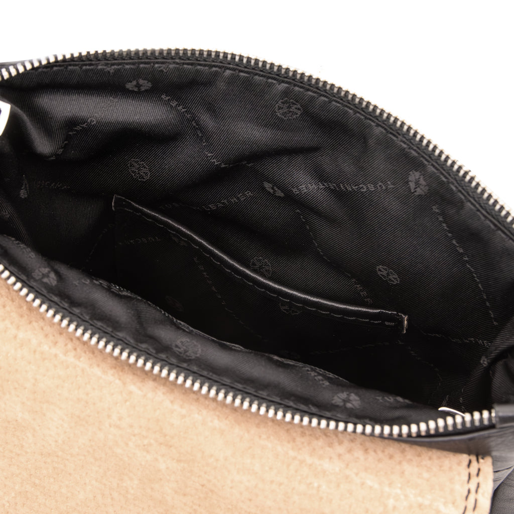 Sac bandoulière homme JIMMY cuir pleine fleur poche frontale