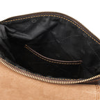 Sac bandoulière homme JIMMY cuir pleine fleur poche frontale