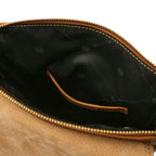 Sac bandoulière homme JOHN cuir pleine fleur zip frontal
