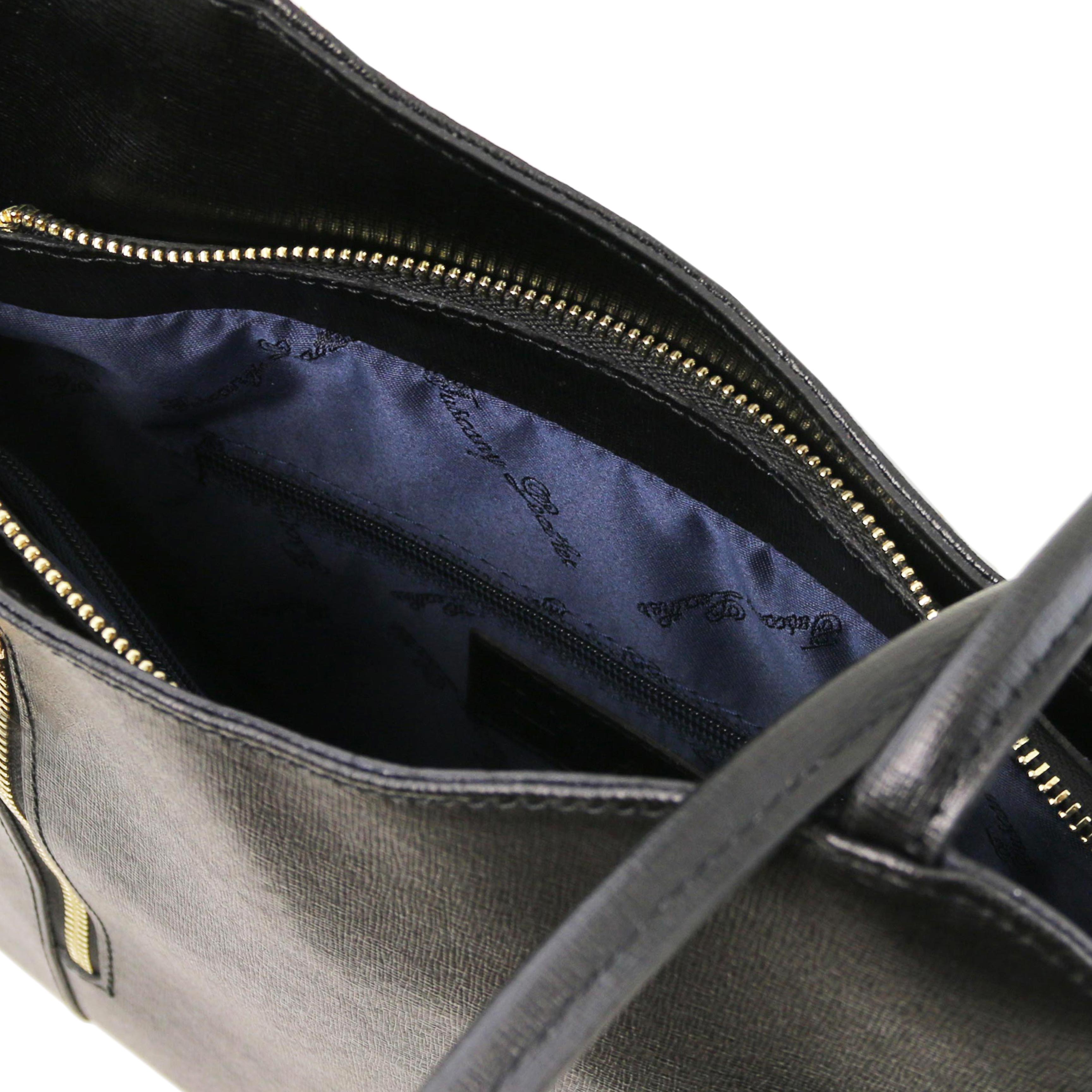 Patty - Sac cabas convertible en cuir Saffiano