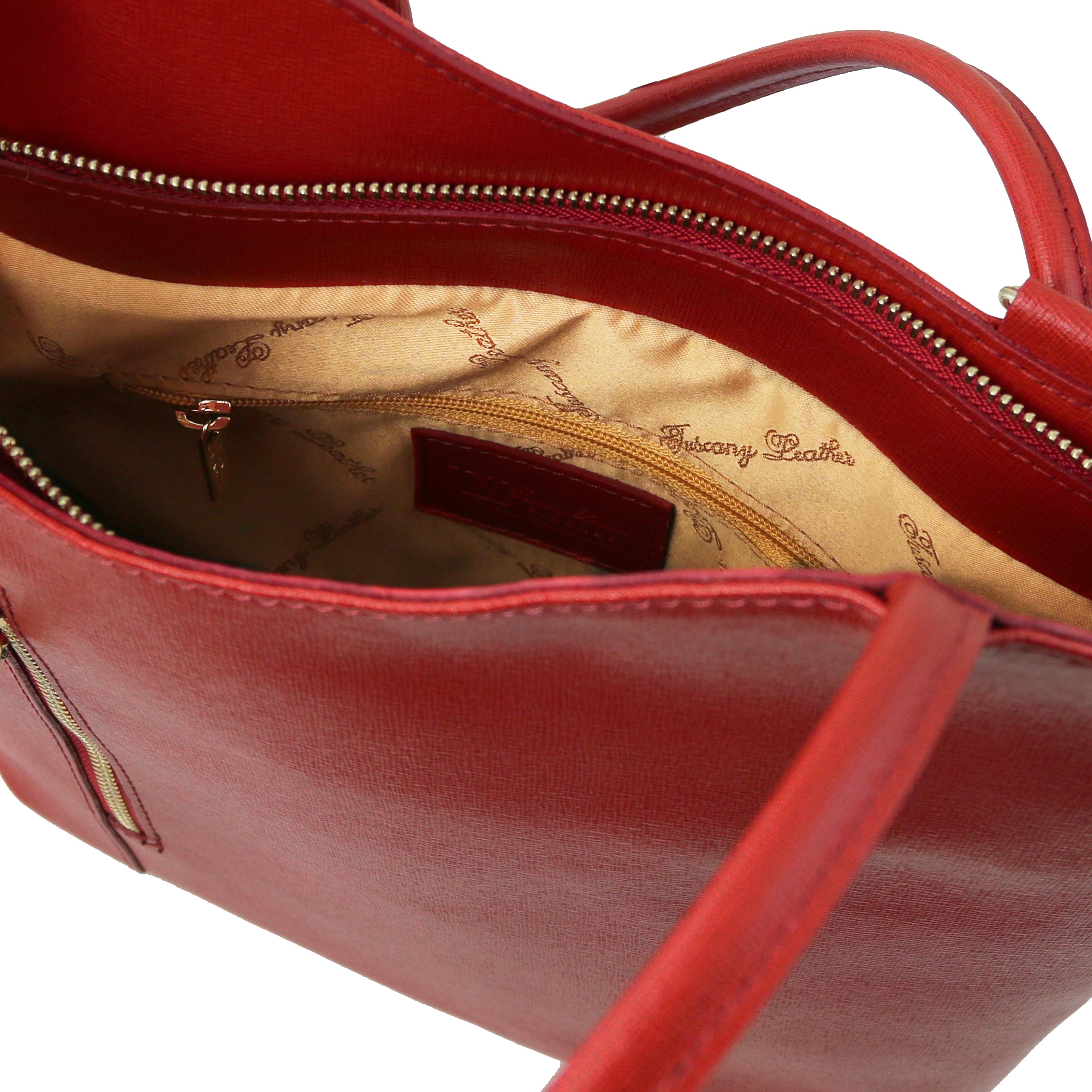 Patty - Sac cabas convertible en cuir Saffiano
