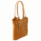 PATTY — Sac convertible cuir pleine fleur italien