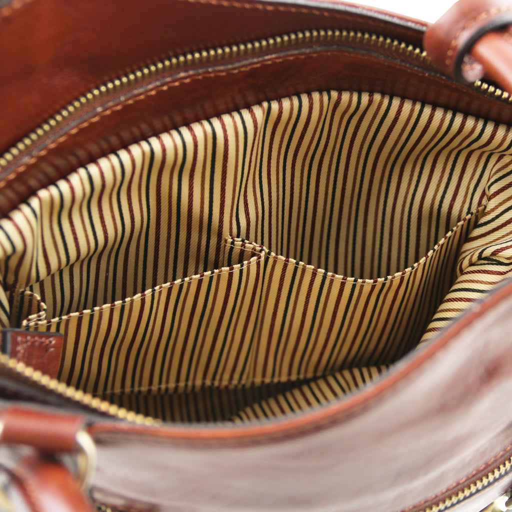 PATTY — Sac convertible cuir pleine fleur italien