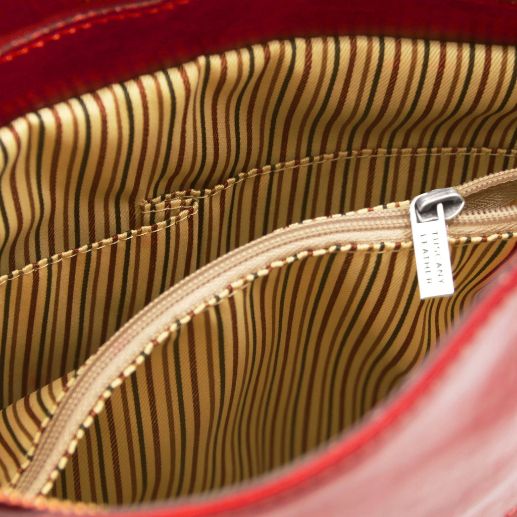 PATTY — Sac convertible cuir pleine fleur italien
