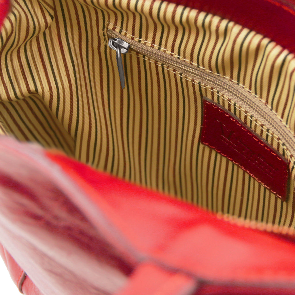 PATTY — Sac convertible cuir pleine fleur italien