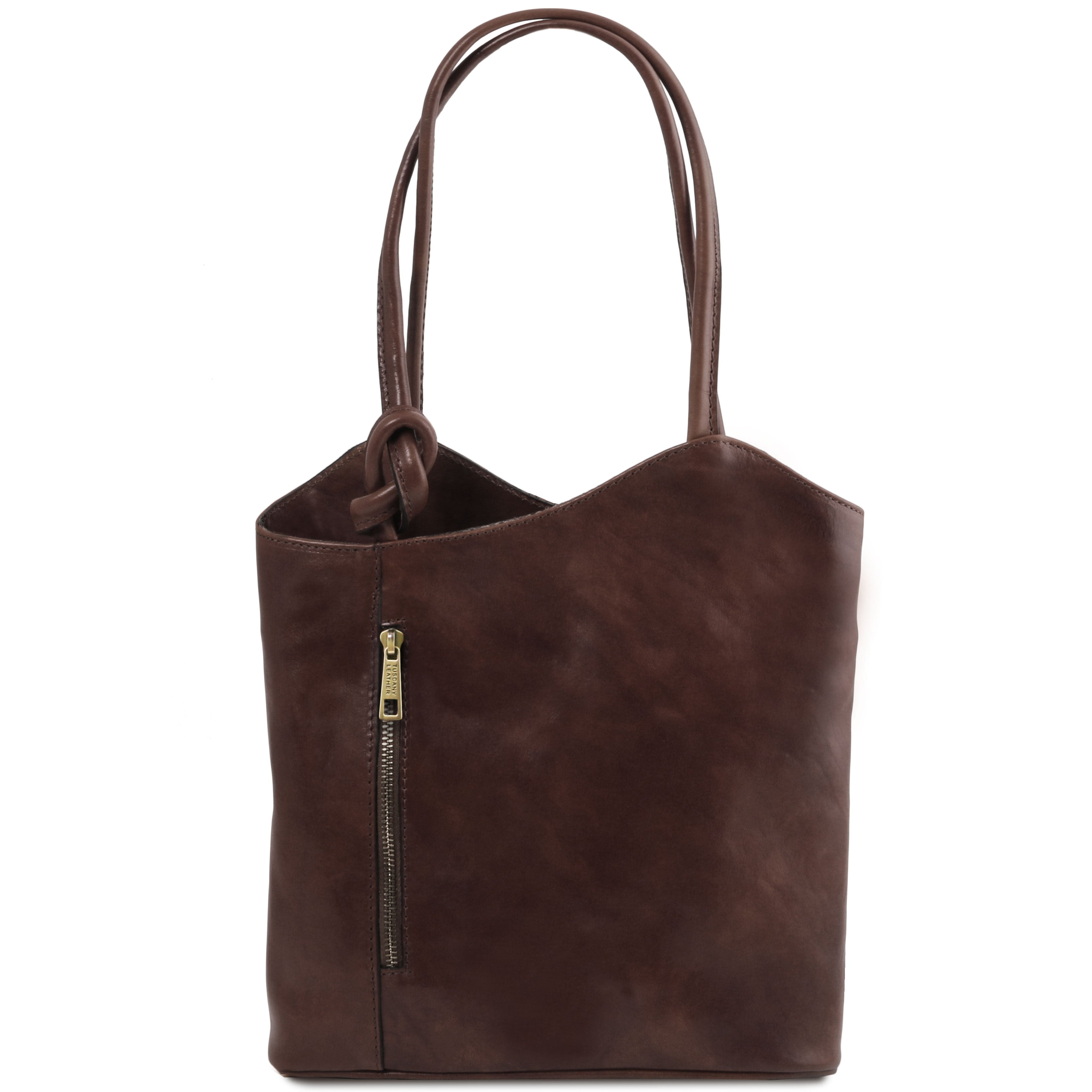 PATTY — Sac convertible cuir pleine fleur italien