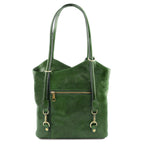 PATTY — Sac convertible cuir pleine fleur italien