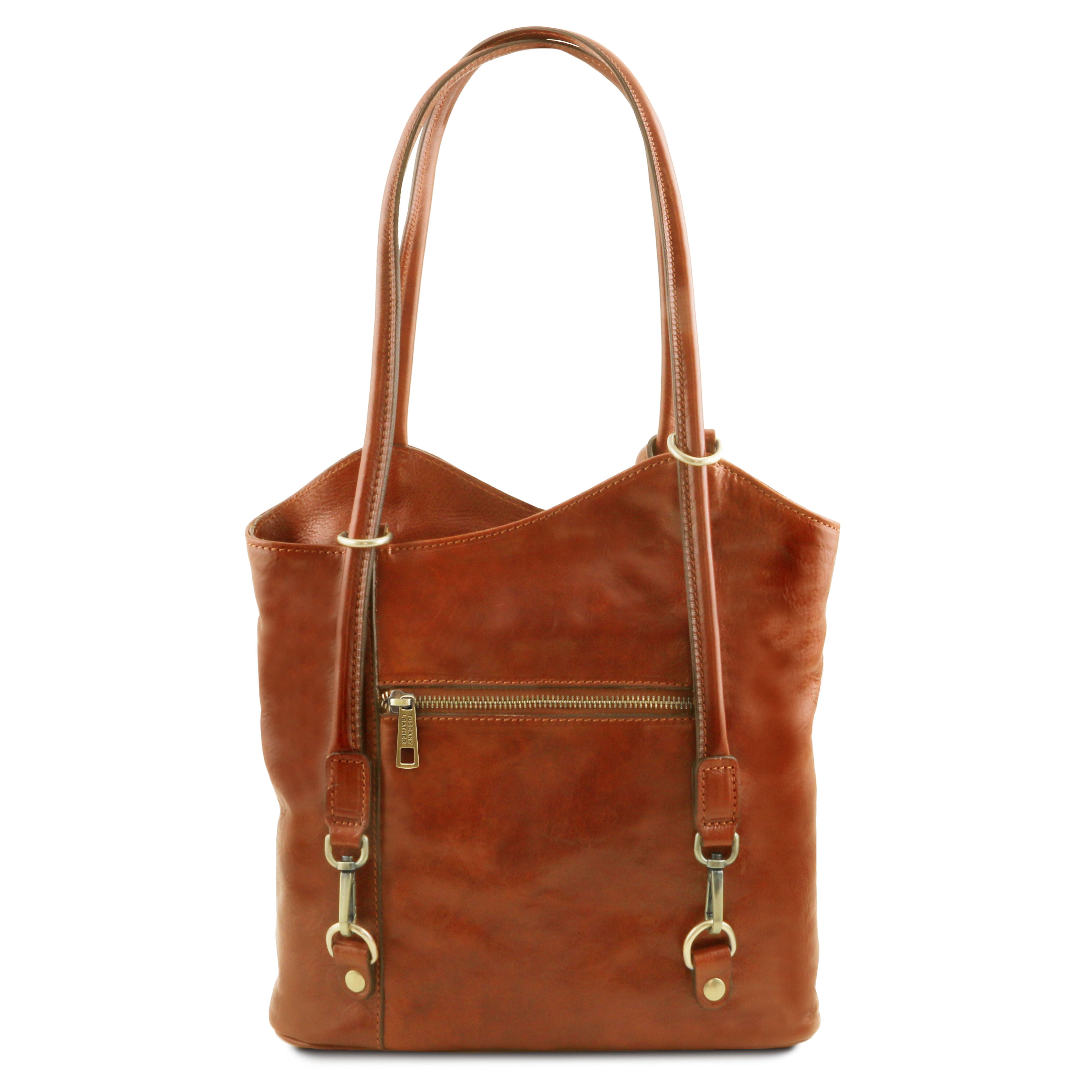 PATTY — Sac convertible cuir pleine fleur italien