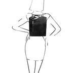 PATTY — Sac convertible cuir pleine fleur italien