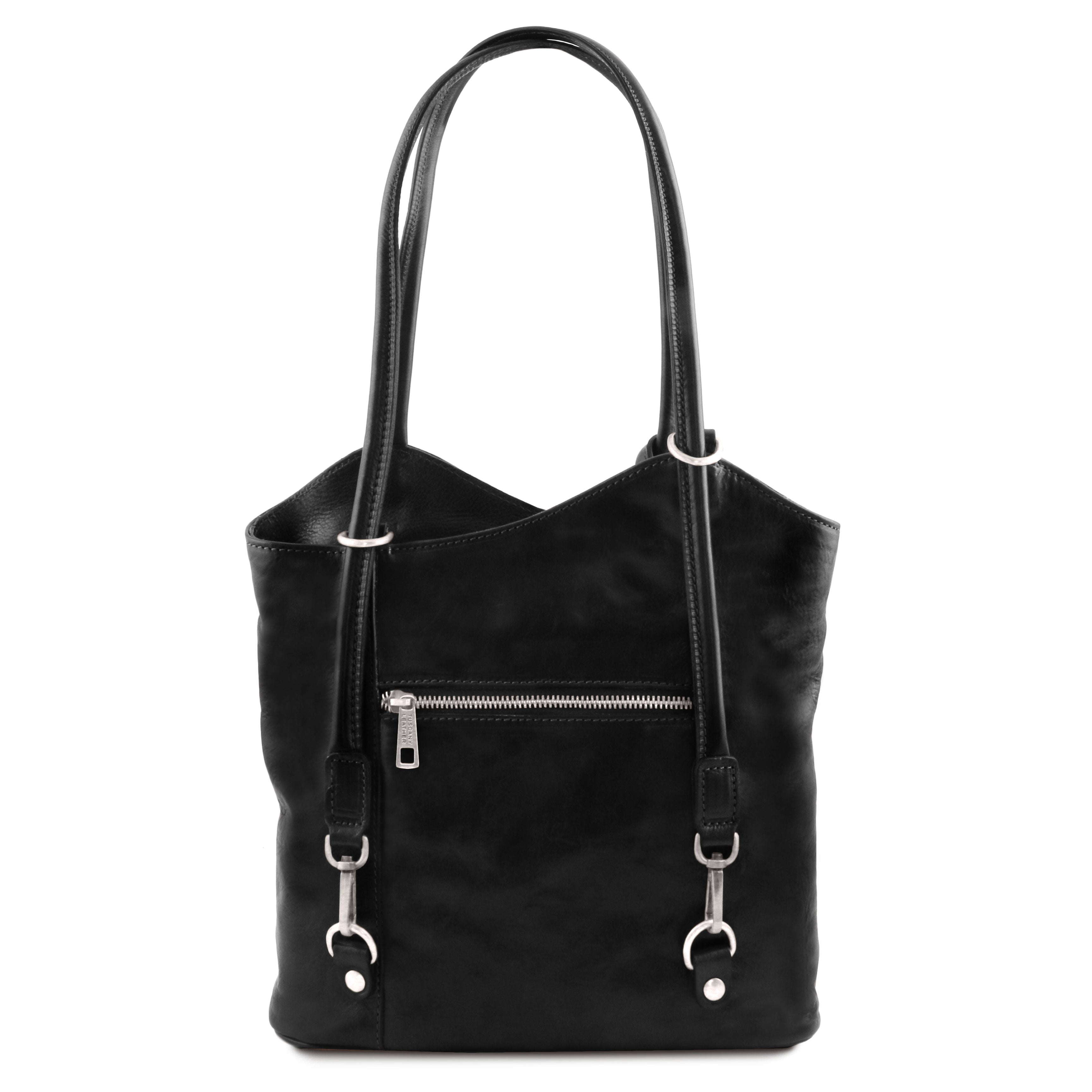 PATTY — Sac convertible cuir pleine fleur italien