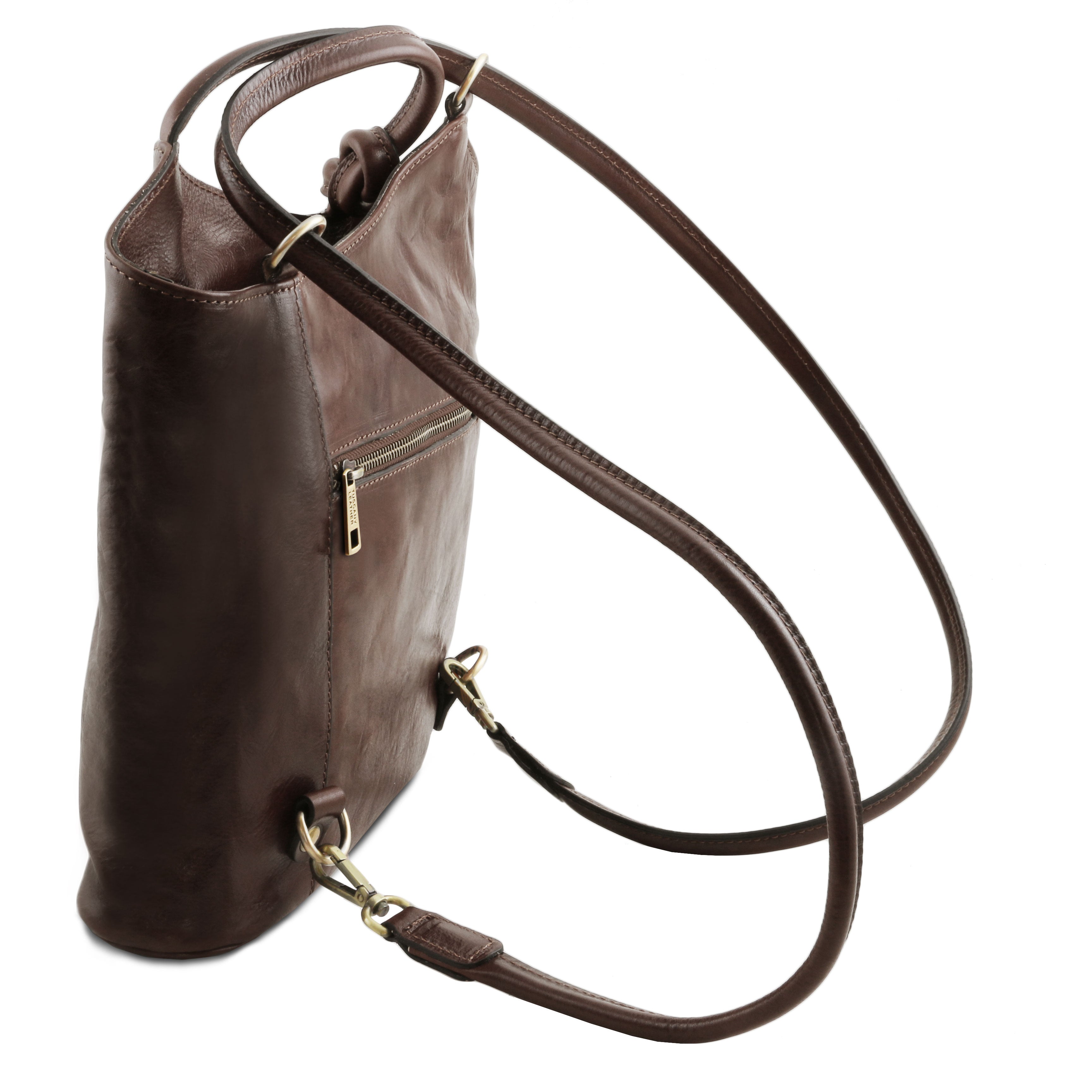 PATTY — Sac convertible cuir pleine fleur italien