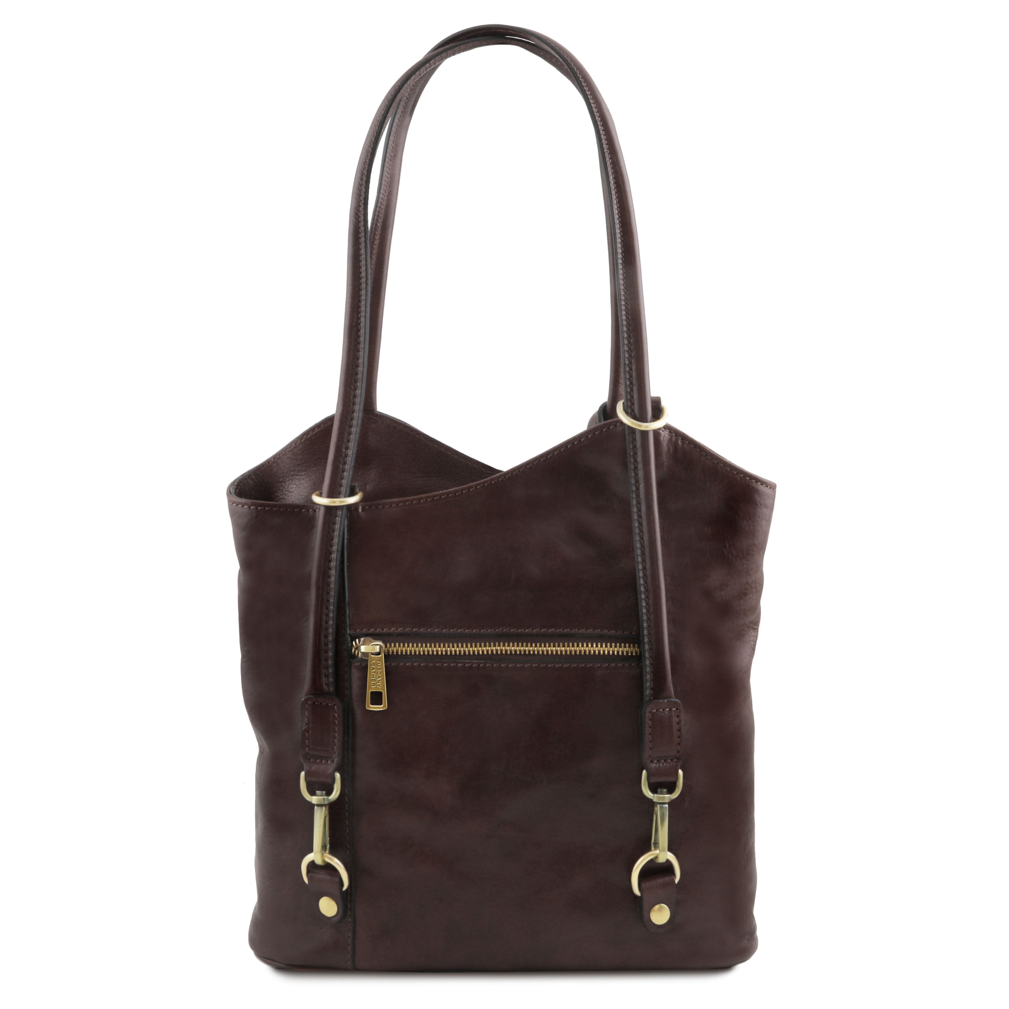 PATTY — Sac convertible cuir pleine fleur italien