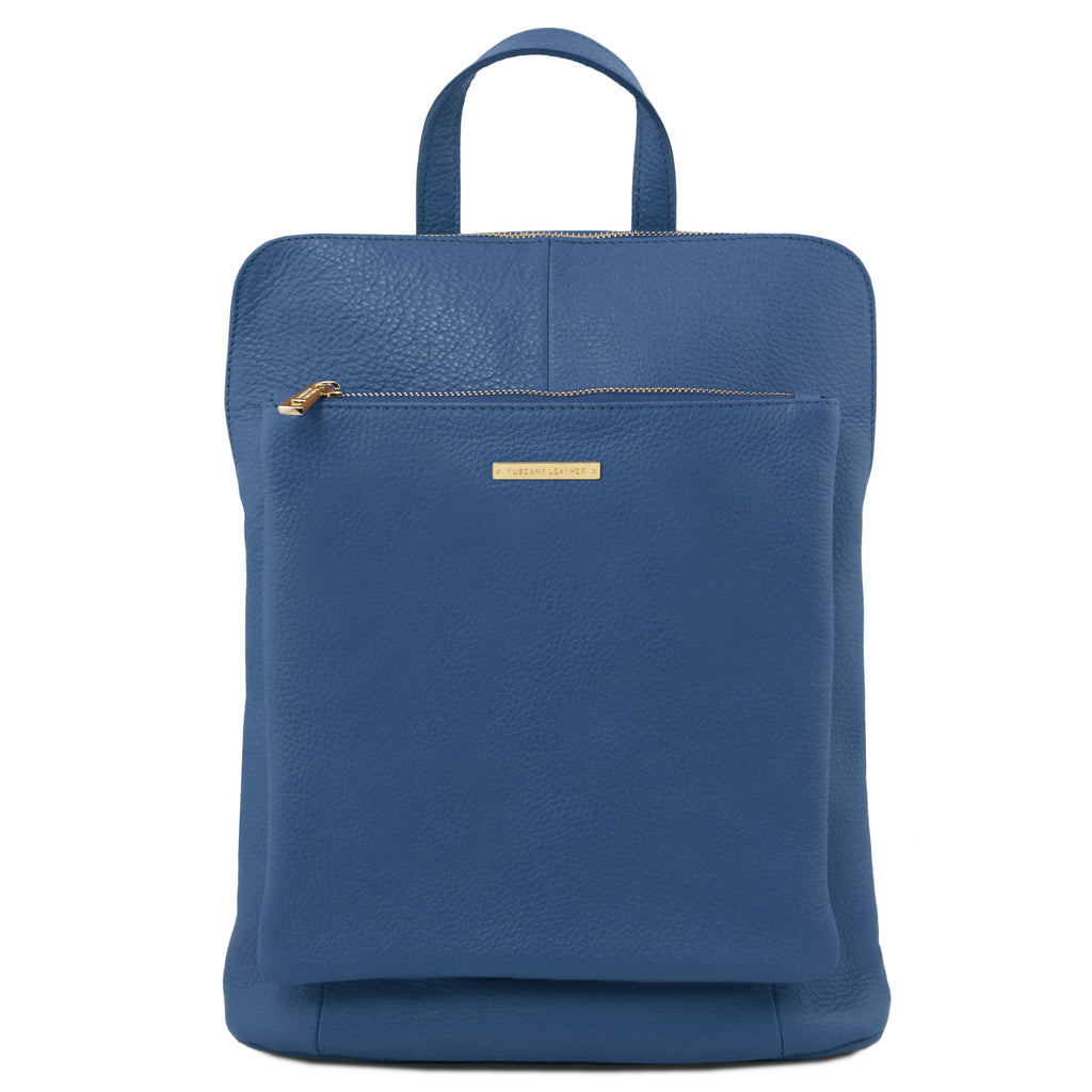 VARENNA — Sac à dos organisé en cuir grainé