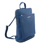 VARENNA — Sac à dos organisé en cuir grainé