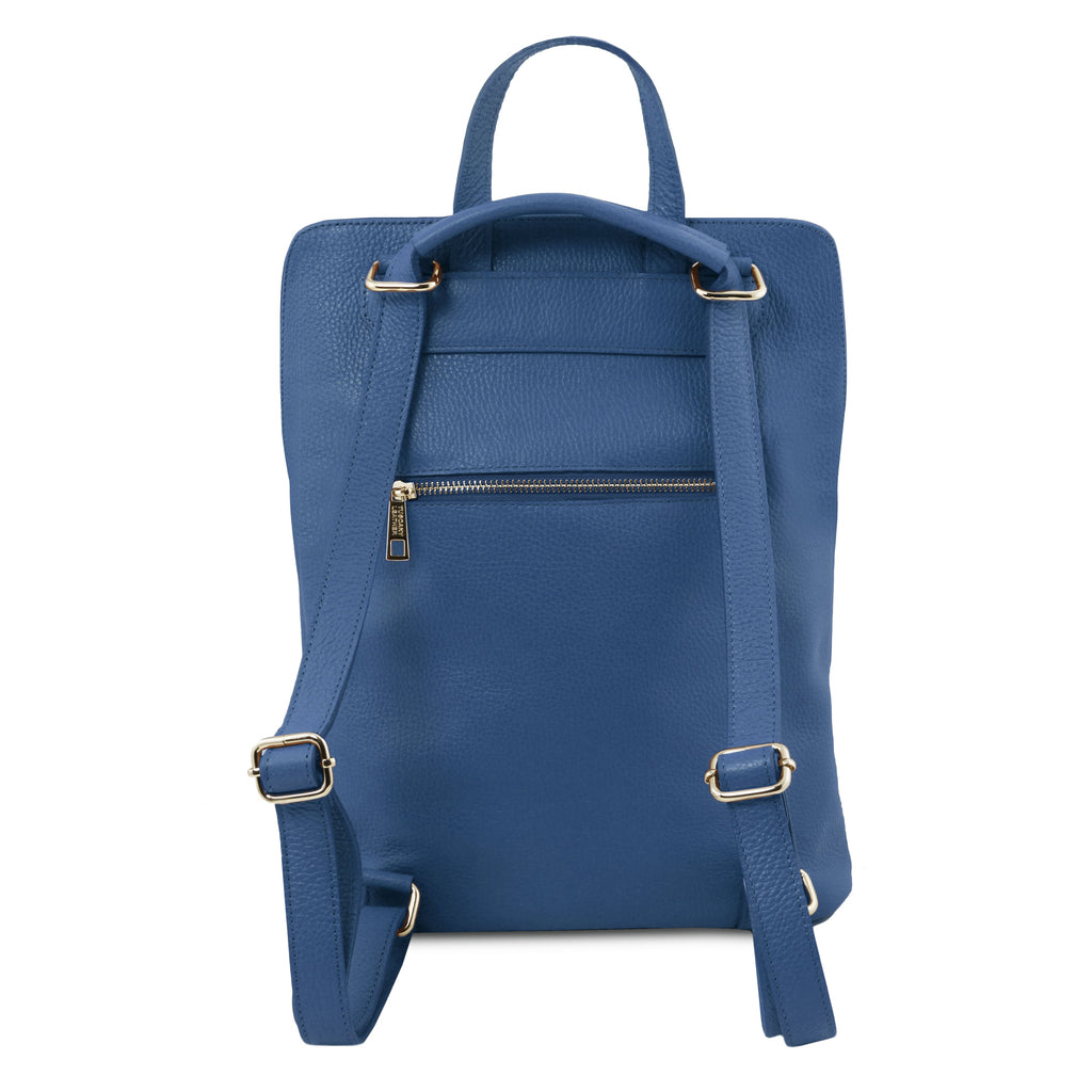 VARENNA — Sac à dos organisé en cuir grainé