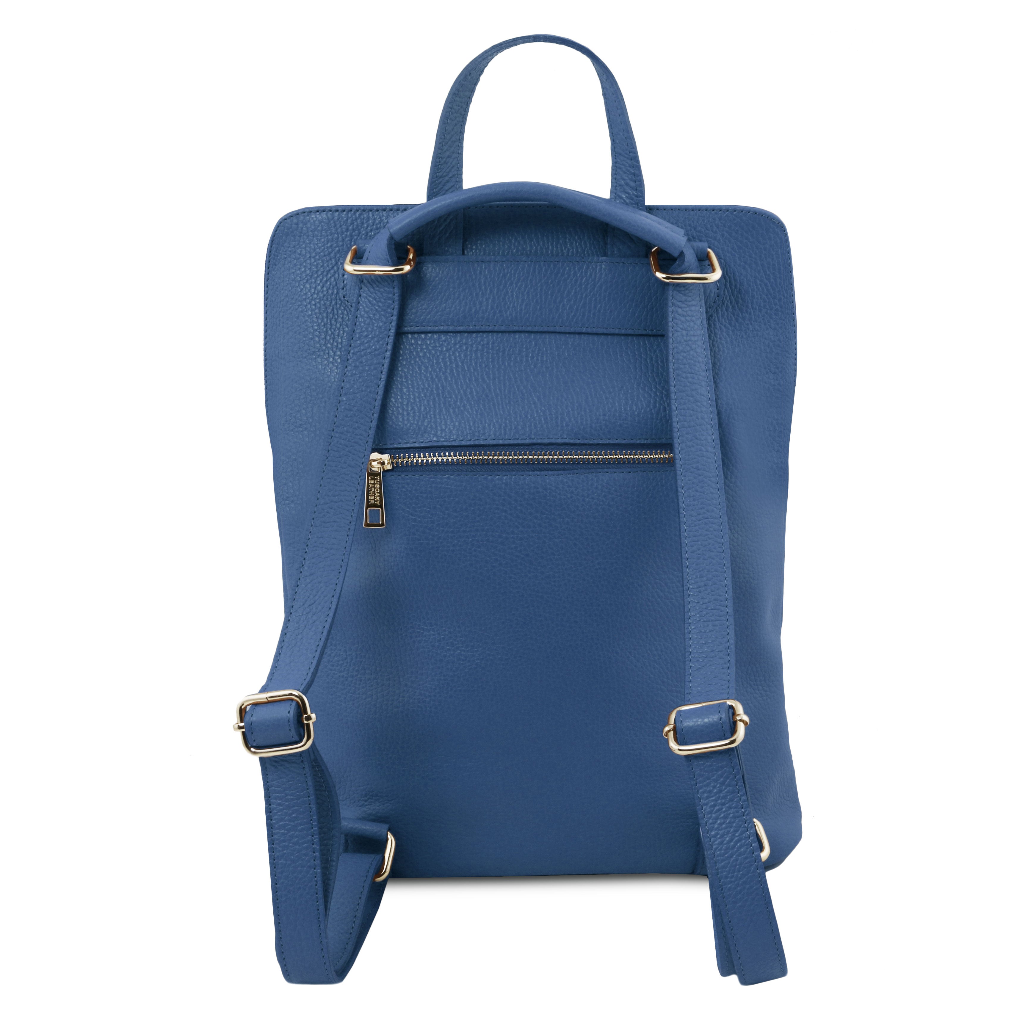 VARENNA — Sac à dos organisé en cuir grainé