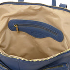 VARENNA — Sac à dos organisé en cuir grainé